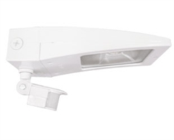 RAB WPLED13MSW Wallpack 13W LED Lamp, Cool White Light 120V-240V with Mini Sensor, White Color