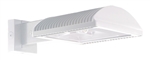 RAB WPLED2T125NW 125W Full Cutoff LED Wallpack, Type II Light Distribution, Wall Mount, No Photocell, 4000K (Neutral), 10495 Lumens, 82 CRI, 120V-277V, Standard Operation, DLC Listed, White Finish