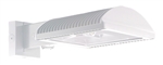 RAB WPLED2T50W/D10/WS2 50W Full Cutoff LED Wallpack with Multi-Level Motion Sensor, Type II Distribution, Wall Mount, 5000K (Cool), 5329 Lumens, 67 CRI, 120-277V, Dimmable Operation, Not DLC Listed, White Finish