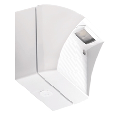 RAB WPLED5YW 5W Square LED Wallpack, 3000K (Warm), No Photocell, 128 Lumens, 88 CRI, 120-277V, Not DLC Listed, White Finish