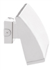 RAB WPLED80NW 80W LED Standard Wallpack, 4000K Color Temperature (Neutral), White Finish