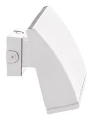 RAB WPLED80W/PCS 80W LED Standard Wallpack, 5000K Color Temperature (Cool), with 120V Swivel Photocell, White Finish