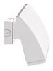 RAB WPLED80YW/PCS 80W LED Standard Wallpack, 3000K Color Temperature (Warm), with 120V Swivel Photocell, White Finish