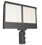 RAB X17XFU330SF/PCT 330W LED Floodlight, 23907-49228 Lumens, 120-277V, 3000K, 4000K and 5000K, 80 CRI, with Photocell, Bronze Finish