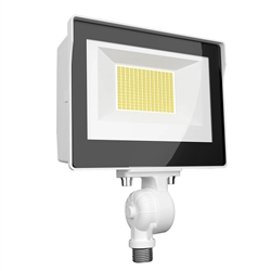 RAB X17XFU35W 15W/25W/35W LED Floodlight, 1991-5034 Lumens, 120-277V, 3000K, 4000K and 5000K Color Temperature, 80 CRI, White with Photocell