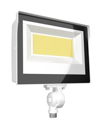 RAB X17XFU60W 30W LED Floodlight, 3891 Lumens, 120-277V, 3000K, 4000K and 5000K Color Temperature, 80 CRI, White