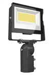 RAB X17XFU80SF 80W LED Floodlight, 5,356 Lumens, 120-277V, 3000K, 4000K and 5000K Color Temperature, 80 CRI, Bronze