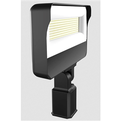 RAB X34-150LSF-840/U 130W LED Floodlight, 18000 Lumens, 4000K Color Temperature, 80CRI, Slipfitter 120-277V, Dimming, Bronze