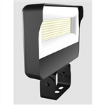 RAB X34-150LT-830/U 130W LED Floodlight, 18000 Lumens, 3000K Color Temperature, 80CRI, Trunion 120-277V, Dimming, Bronze