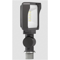 RAB X34-16L/120 15W LED Floodlight, 1735 Lumens, Knuckle Mount, 120V, 5000K Color Temperature, 80 CRI, Bronze