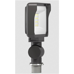 RAB X34-16L/277 15W LED Floodlight, 1735 Lumens, Knuckle Mount, 277V, 5000K Color Temperature, 80 CRI, Bronze
