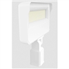 RAB X34-195LSFW/U 160W LED Floodlight, 24000 Lumens, 5000K Color Temperature, 80CRI, Slipfitter 120-277V, Dimming, White