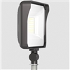 RAB X34-55L/120 52W LED Floodlight, 6300 Lumens, Knuckle Mount, 120V, 5000K Color Temperature, 80 CRI, Bronze