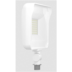 RAB X34-55L-840W/120 55W LED Floodlight, 6300 Lumens, Knuckle Mount, 4000K Color Temperature, 120V, White