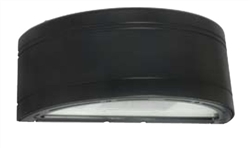 Spaulding Lighting RDI-42F8-WT-BL-BOC1 42W CFL Radius Architectural Wallpack, 120-277V, Wide Throw Distribution, Black Finish, Battery Back Up for one CFL