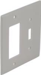Square D Schneider Electric SLSWP2DTW Dual Cover Plate Deco/Toggle, White Color