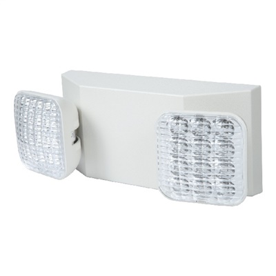 Sure Lites AP2SQLED 1.8W All Pro LED Emergency Light, Nickel Cadmium Battery, Two Square Heads