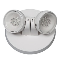 Sure Lites APWR2 Remote Heads LED Emergency Heads, Two Heads, White Housing, Wet Location Listed