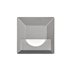 WAC Lighting 2061-30SS 2" Inground Square Step Light, 3000K Color Temperature, 85 CRI, Stainless Steel