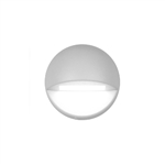 WAC Lighting 3011-30WT Deck and Patio Circle LED Light, 3000K Color Temperature, 90 CRI, White on Aluminum