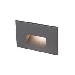 WAC Lighting 4011-27BZ 12V Rectangle Step Light, 2700K Color Temperature, 90 CRI, Bronze on Aluminum