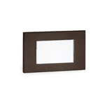 WAC Lighting 4071-27BZ 12V Rectangle LED Step and Wall Light, 2700K Color Temperature, Bronze on Aluminum
