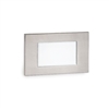 WAC Lighting 4071-30SS 12V Rectangle LED Step and Wall Light, 3000K Color Temperature, Stainless Steel