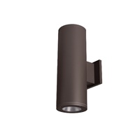 WAC Lighting DS-WD05-F27A-BZ  Tube Architectural 13" LED Outdoor Wall Sconce, Away from the Wall, 2700K Color Temperature, 90 CRI, Bronze