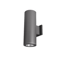 WAC Lighting DS-WD05-F27A-GH  Tube Architectural 13" LED Outdoor Wall Sconce, Away from the Wall, 2700K Color Temperature, 85 CRI, Graphite