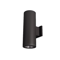 WAC Lighting DS-WD05-F27B-BK  Tube Architectural 13" LED Outdoor Wall Sconce, Towards the Wall, 3500K Color Temperature, 85 CRI, Black