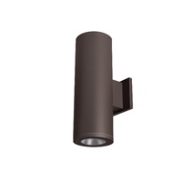 WAC Lighting DS-WD05-F27C-BZ  Tube Architectural 13" LED Outdoor Wall Sconce, One Side Each, 2700K Color Temperature, 90 CRI, Bronze