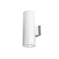 WAC Lighting DS-WD05-F27S-WT  Tube Architectural 13" LED Outdoor Wall Sconce, Straight Up and Down, 33 Degree Beam Angle, 4000K Color Temperature, 85 CRI, White