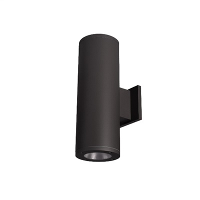 WAC Lighting DS-WD05-F35S-BK  Tube Architectural 13" LED Outdoor Wall Sconce, Straight Up and Down, 33 Degree Beam Angle, 3500K Color Temperature, 85 CRI, Black