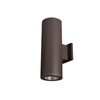 WAC Lighting DS-WD05-F40C-BZ  Tube Architectural 13" LED Outdoor Wall Sconce, One Side Each, 3500K Color Temperature, 85 CRI, Bronze
