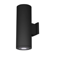 WAC Lighting DS-WD05-U27B-BK 5" 22W Double Sided Ultra Narrow Beam LED Wall Sconce, 2700K Color Temperature, 85 CRI, 125 x 2 Lumens, Black