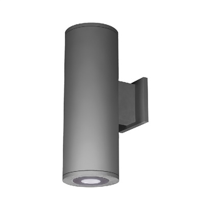 WAC Lighting DS-WD05-U27B-GH 5" 22W Double Sided Ultra Narrow Beam LED Wall Sconce, 2700K Color Temperature, 85 CRI, 125 x 2 Lumens, Graphite