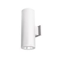 WAC Lighting DS-WD06-F27A-WT Tube Architectural 18" LED Outdoor Wall Sconce, Away from the Wall, 4000K Color Temperature, 85 CRI, White