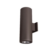 WAC Lighting DS-WD06-F27B-BZ Tube Architectural 18" LED Outdoor Wall Sconce, Towards the Wall, 2700K Color Temperature, 90 CRI, Bronze