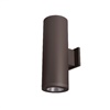 WAC Lighting DS-WD06-F35S-BZ Tube Architectural 18" LED Outdoor Wall Sconce, Straight Up and Down, 33 Degree Beam Angle, 2700K Color Temperature, 90 CRI, Bronze