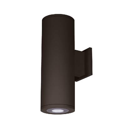 WAC Lighting DS-WD06-U27B-BZ 6" 22W Double Sided Ultra Narrow Beam LED Wall Sconce, 2700K Color Temperature, 85 CRI, 110 x 2 Lumens, Bronze