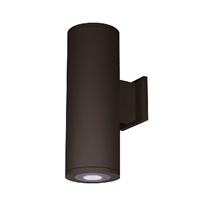 WAC Lighting DS-WD06-U35B-BZ 6" 22W Double Sided Ultra Narrow Beam LED Wall Sconce, 3500K Color Temperature, 85 CRI, 130 x 2 Lumens, Bronze