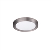 WAC Lighting FM-05RN-930-NI 5" LED Round Ceiling and Wall Mount, 12W, 3000K Color Temperature, 90 CRI, 1050 Lumens, Nickel