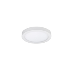 WAC Lighting FM-05RN-930-WT 5" LED Round Ceiling and Wall Mount, 12W, 3000K Color Temperature, 90 CRI, 1050 Lumens, White