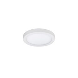 WAC Lighting FM-05RN-935-WT 5" LED Round Ceiling and Wall Mount, 12W, 3500K Color Temperature, 90 CRI, 1050 Lumens, White