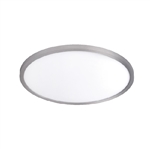 WAC Lighting FM-07RN-930-NI 7" LED Round Ceiling and Wall Mount, 15W, 3000K Color Temperature, 90 CRI, 1100 Lumens, Nickel