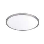 WAC Lighting FM-15RN-935-NI 15" LED Round Ceiling and Wall Mount, 28W, 3500K Color Temperature, 90 CRI, 2550 Lumens, Nickel