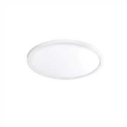 WAC Lighting FM-15RN-935-WT 15" LED Round Ceiling and Wall Mount, 28W, 3500K Color Temperature, 90 CRI, 2550 Lumens, White