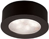 WAC Lighting HR-LED87-27-BK LED Round Button Light, 2700K, Black