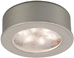 WAC Lighting HR-LED87-27-BN LED Round Button Light, 2700K, Brushed Nickel