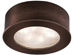 WAC Lighting HR-LED87-27-CB LED Round Button Light, 2700K, Copper Bronze